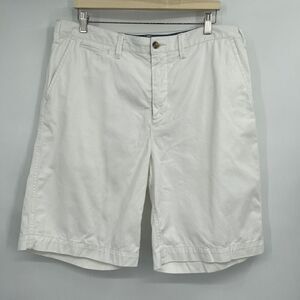 Polo Ralph Lauren White Relaxed Fit Cotton Chino Golf Casual Shorts Size 35